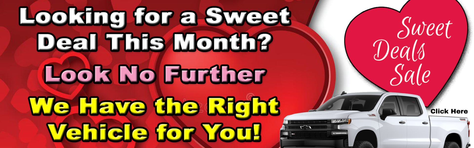 Sweet savings banner Feb. 2026